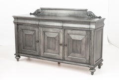 Ethan Allen "Saxon" Gray Wood Sideboard