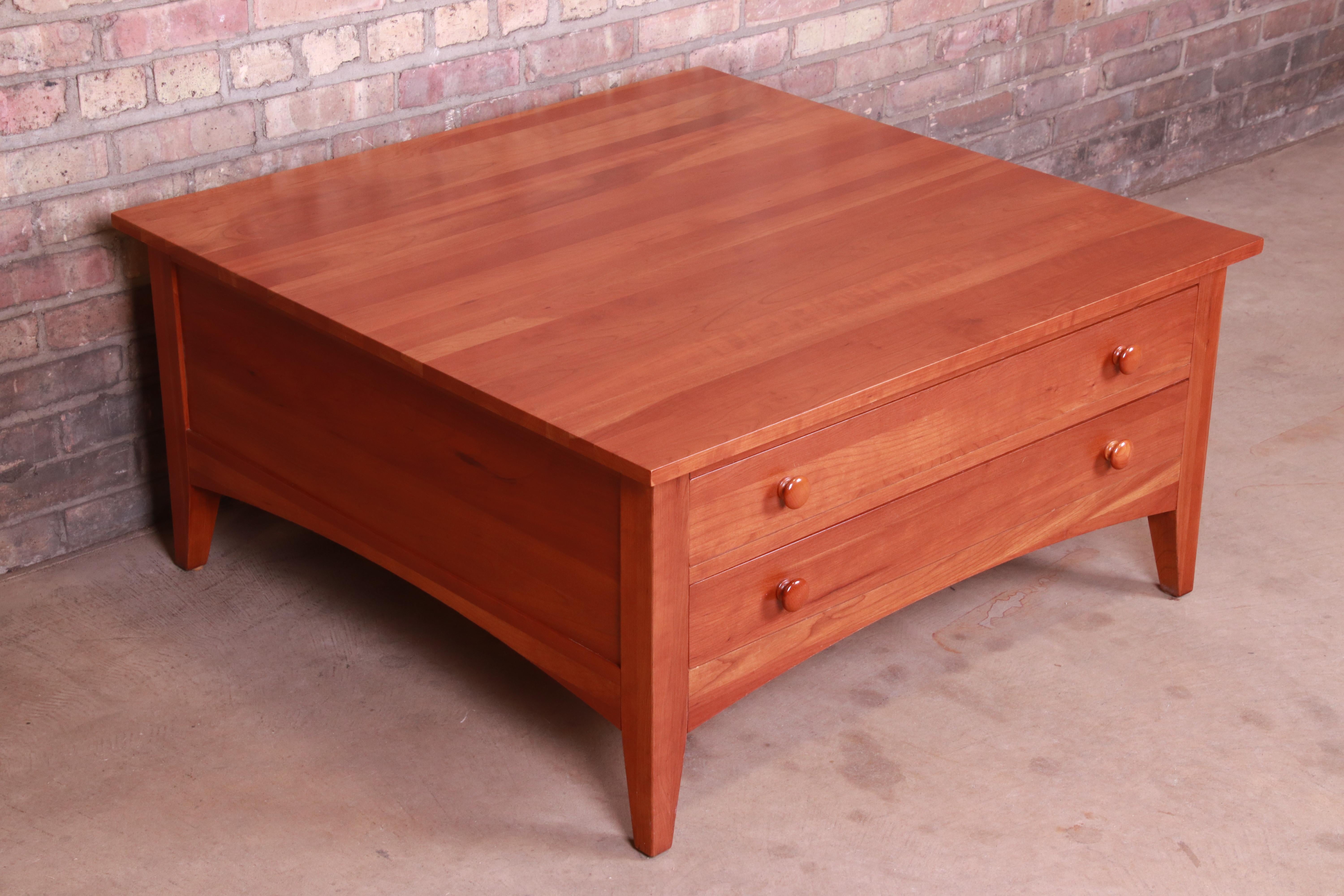 ethan allen coffee table with storage