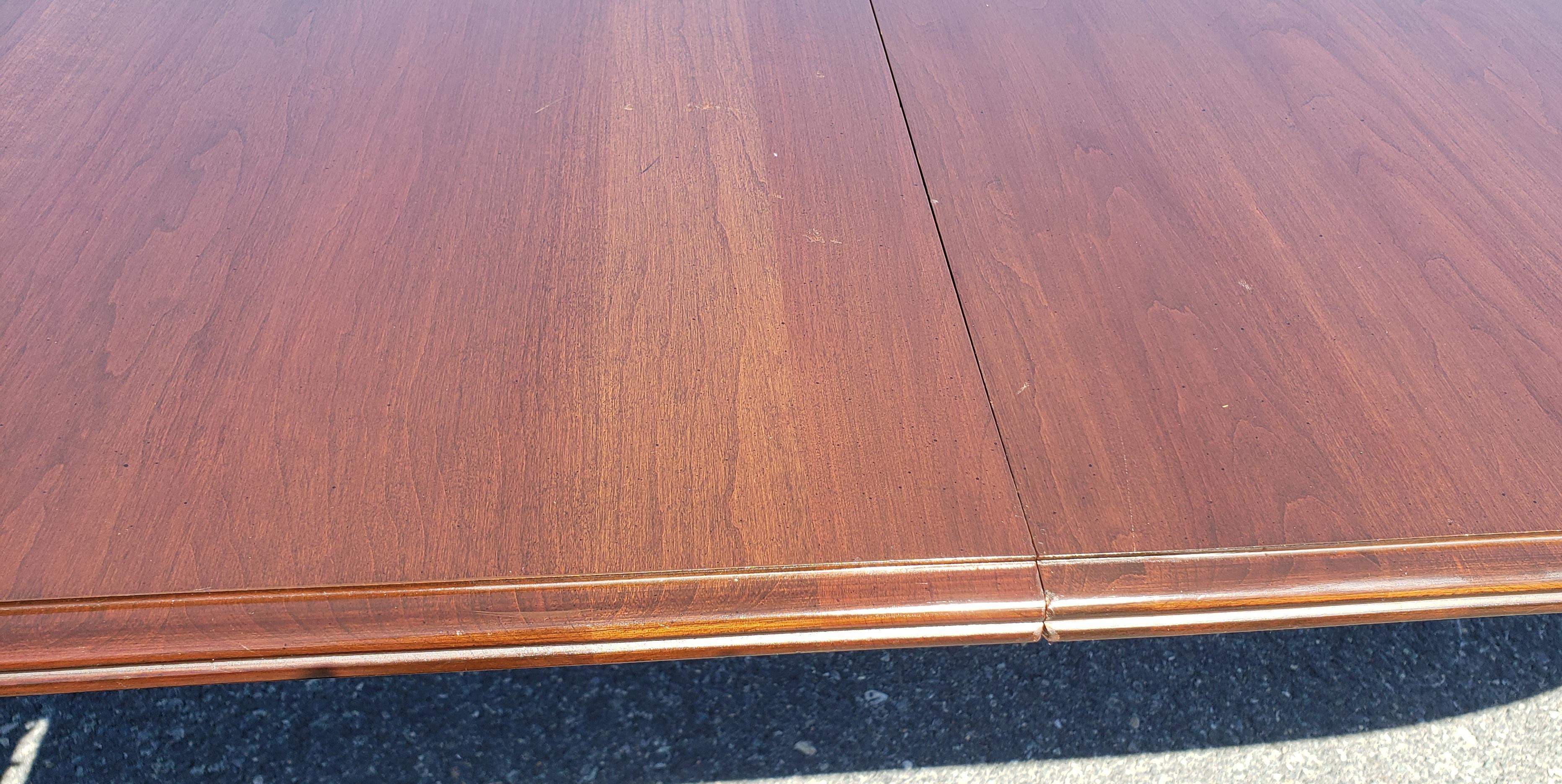 Ethan Allen Solid Cherry Extension Dining Room Table 2