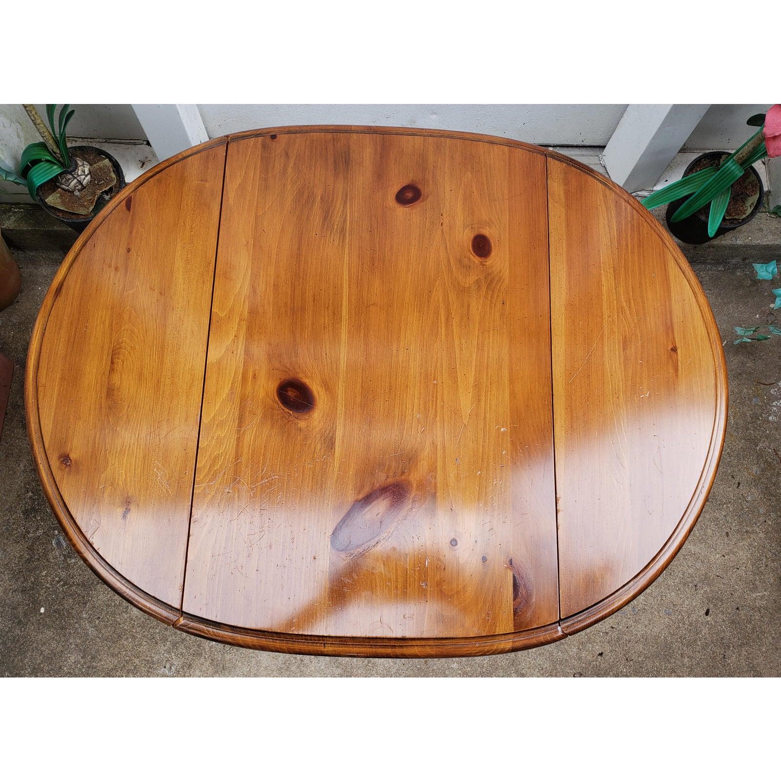 ethan allen drop leaf coffee table