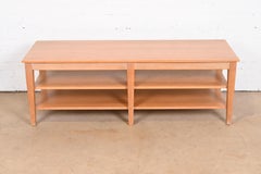 Mesa baja de arce de tres alturas Ethan Allen Swedish Home