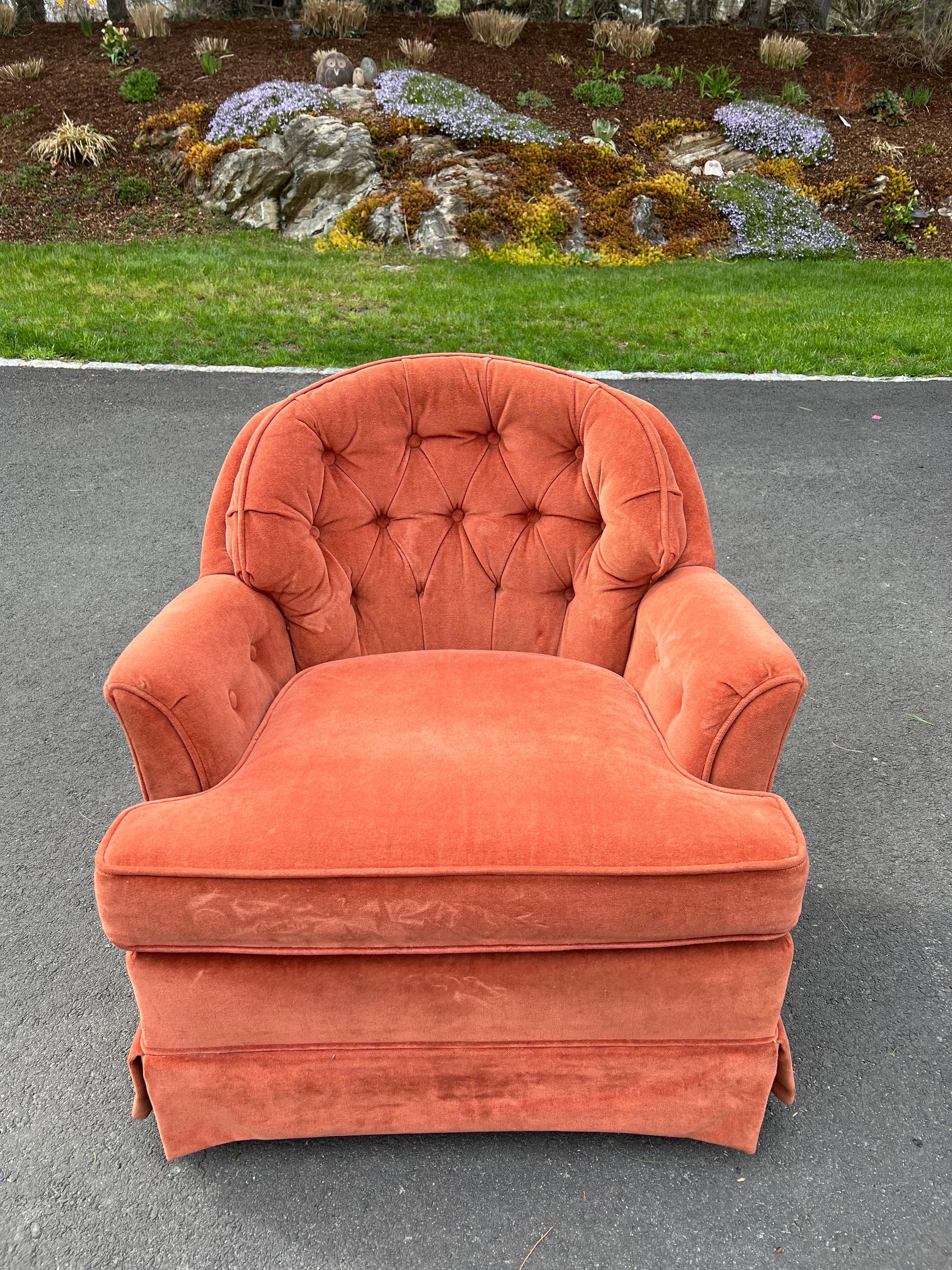 ethan allen swivel chair vintage