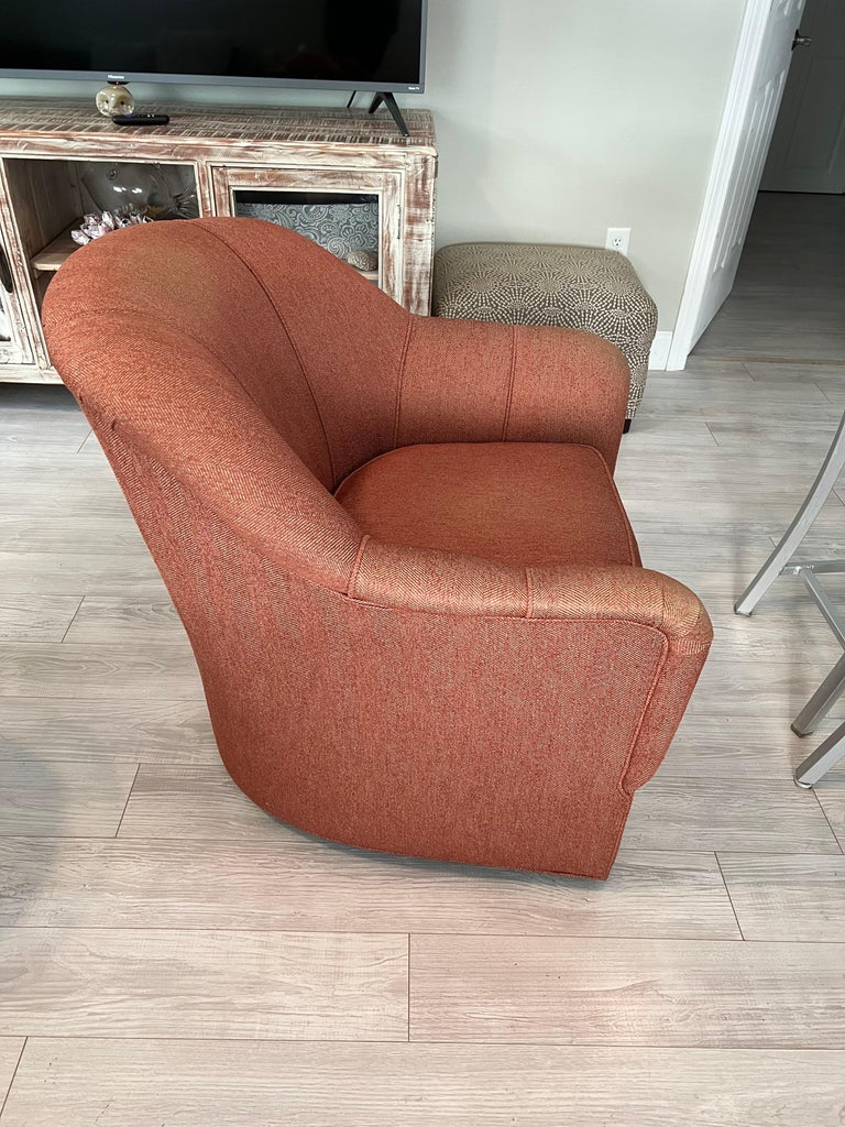 Ethan Allen Swivel Club Chair at 1stDibs ethan allen swivel chair