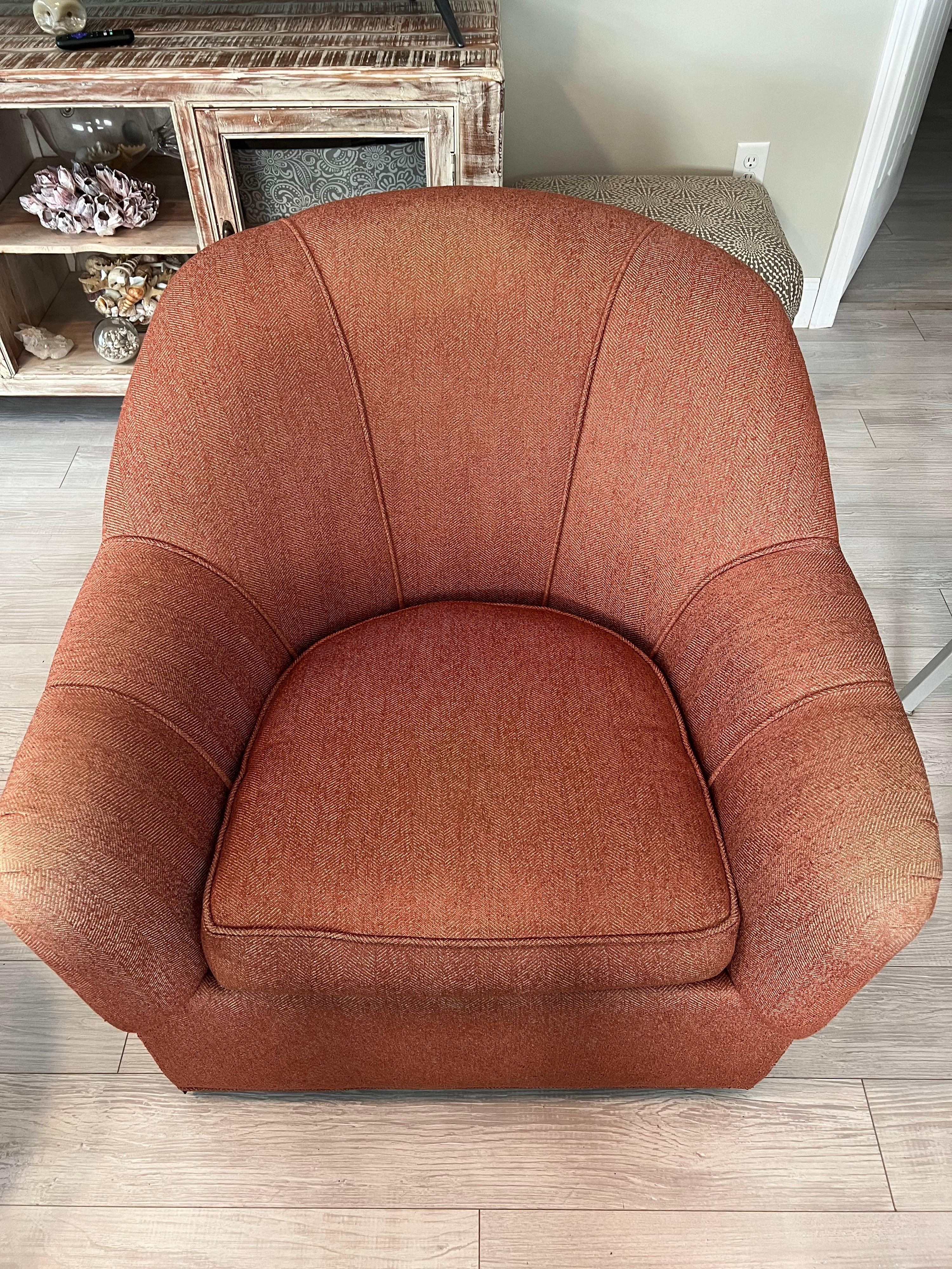 Ethan Allen Swivel Club Chair 3