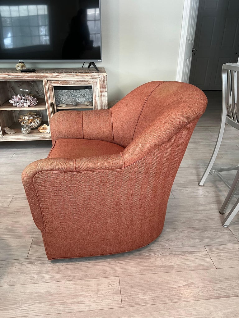 Ethan Allen Swivel Club Chair at 1stDibs ethan allen swivel chair