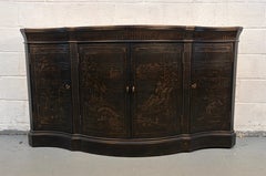 Ethan Allen Vivianne Chinoiserie Serpentine Console Sideboard