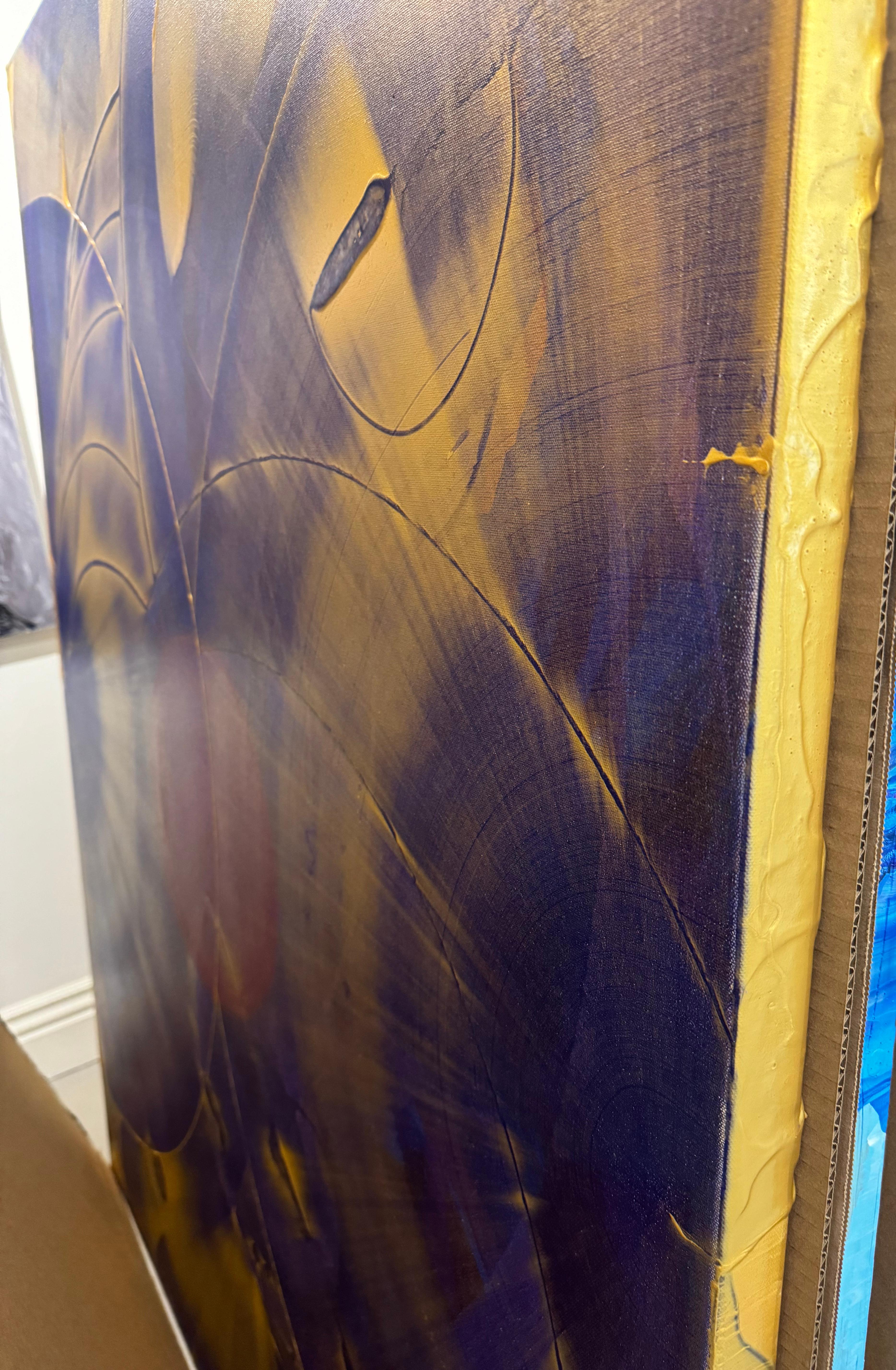 Flammende Herzen – Painting von Ethan Blu