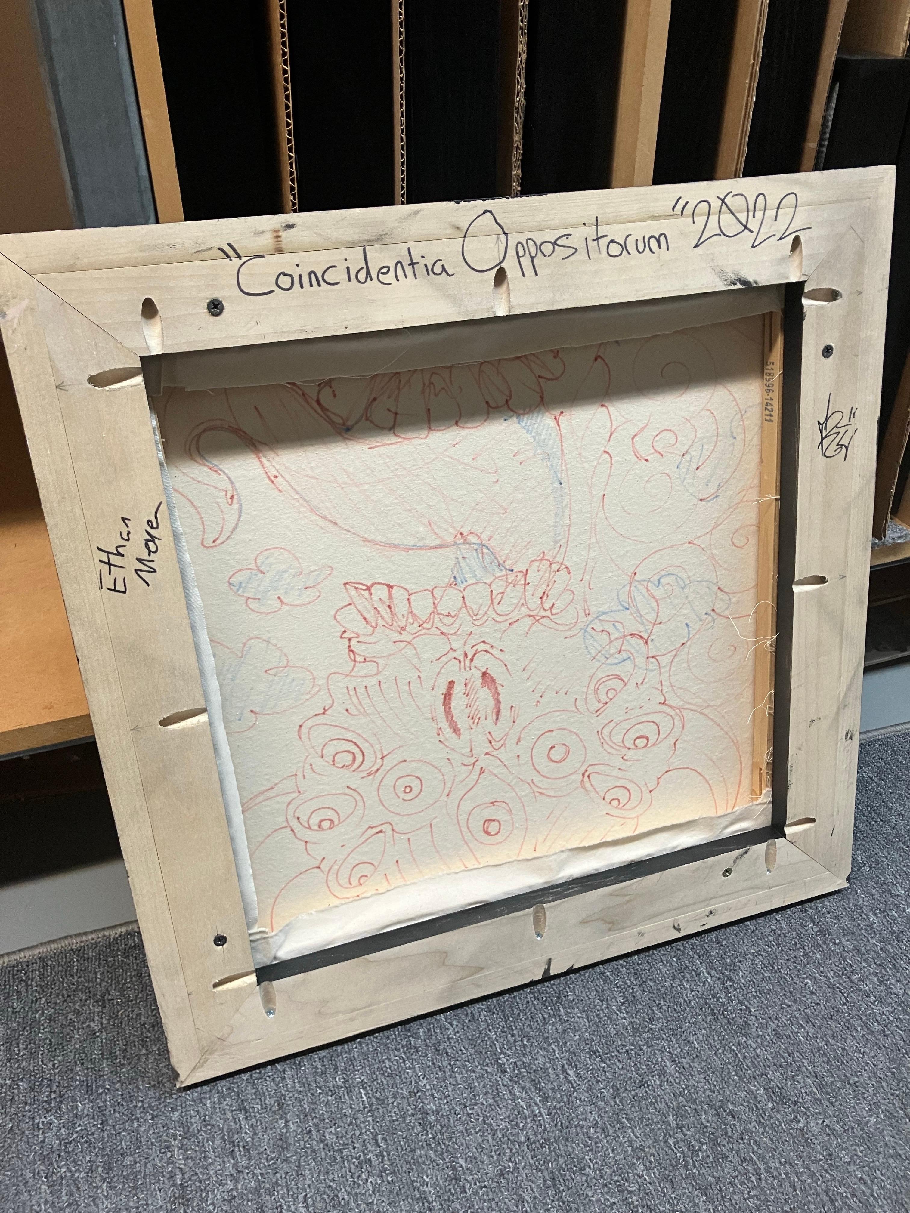 Coincidentia Oppositorum, Ethan Meyer, 2022, Framed, Abstract Psychedelic, Color For Sale 3