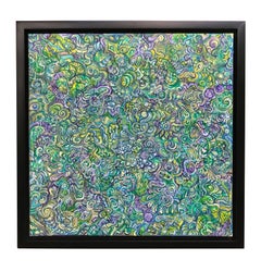 Coincidentia Oppositorum, Ethan Meyer, 2022, Framed, Abstract Psychedelic, Color