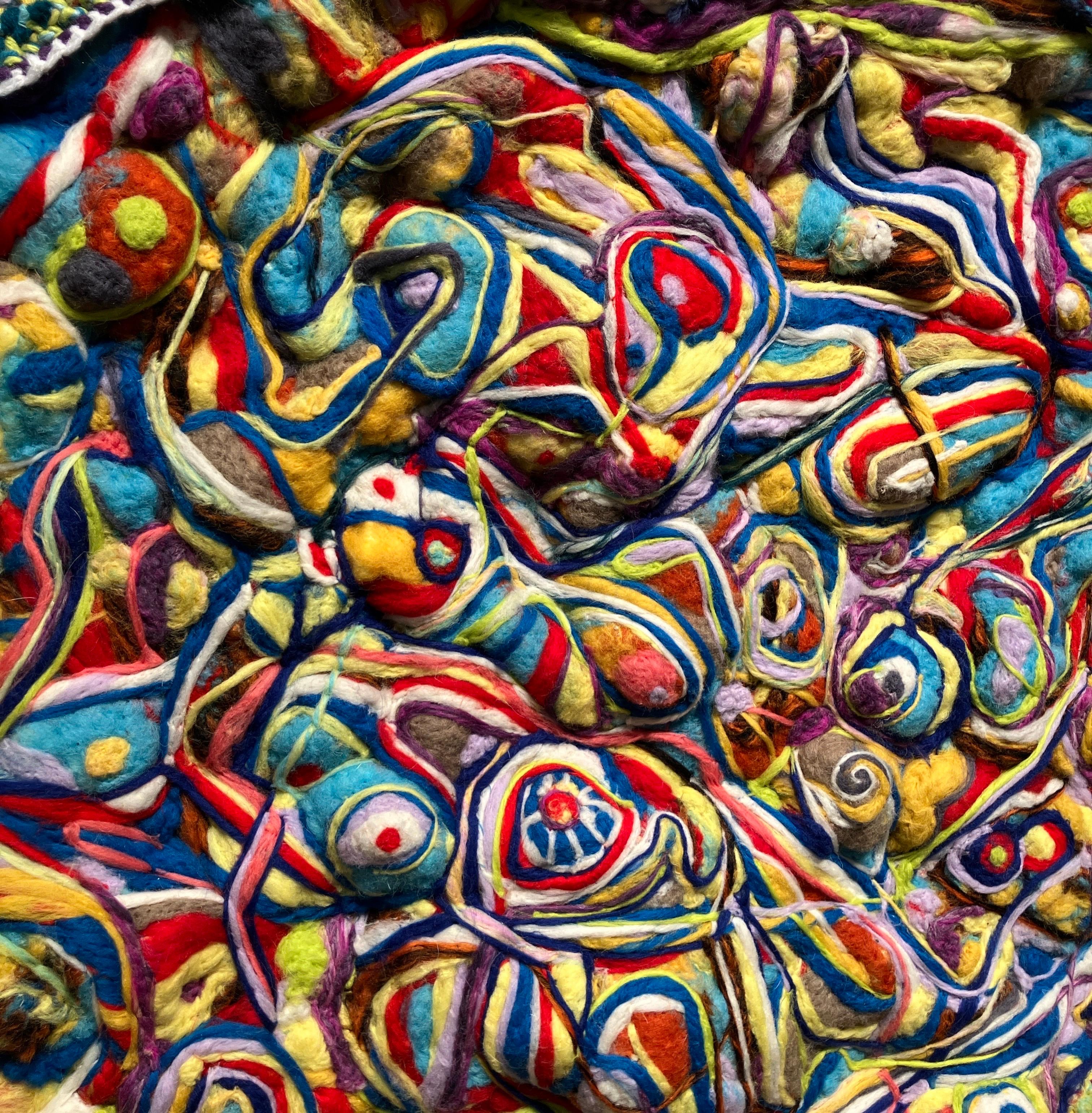 Contemporary Fiber Art, Needle Felted 