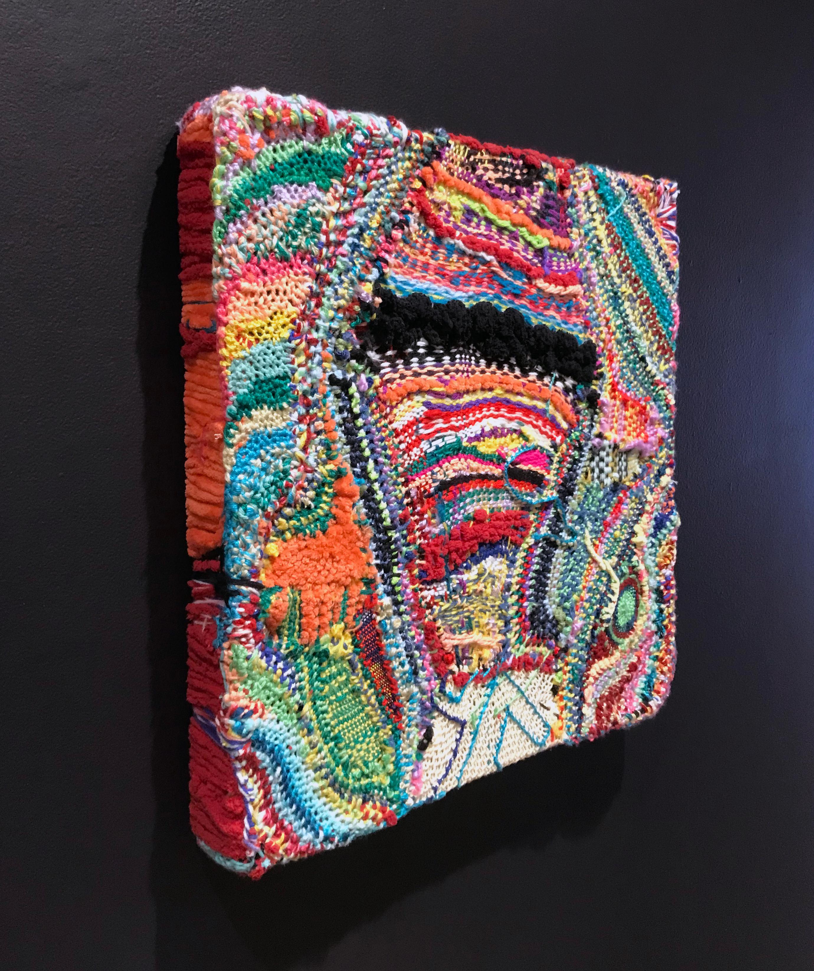 Forced Astral Projection, Ethan Meyer, 2023, 2D Fiber Art, Psychedelic Abstract For Sale 1