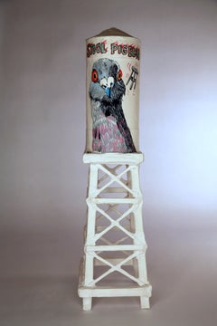 Water Tower Sculpture: 'Stool Pigeon'