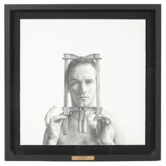 Ethan Murrow Framed Graphite on Paper Drawing, 2010