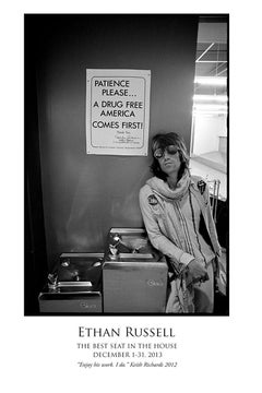 Keith Richards Patience Please by Ethan Russell Print