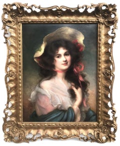 Portrait of a Lady in a Straw Hat
