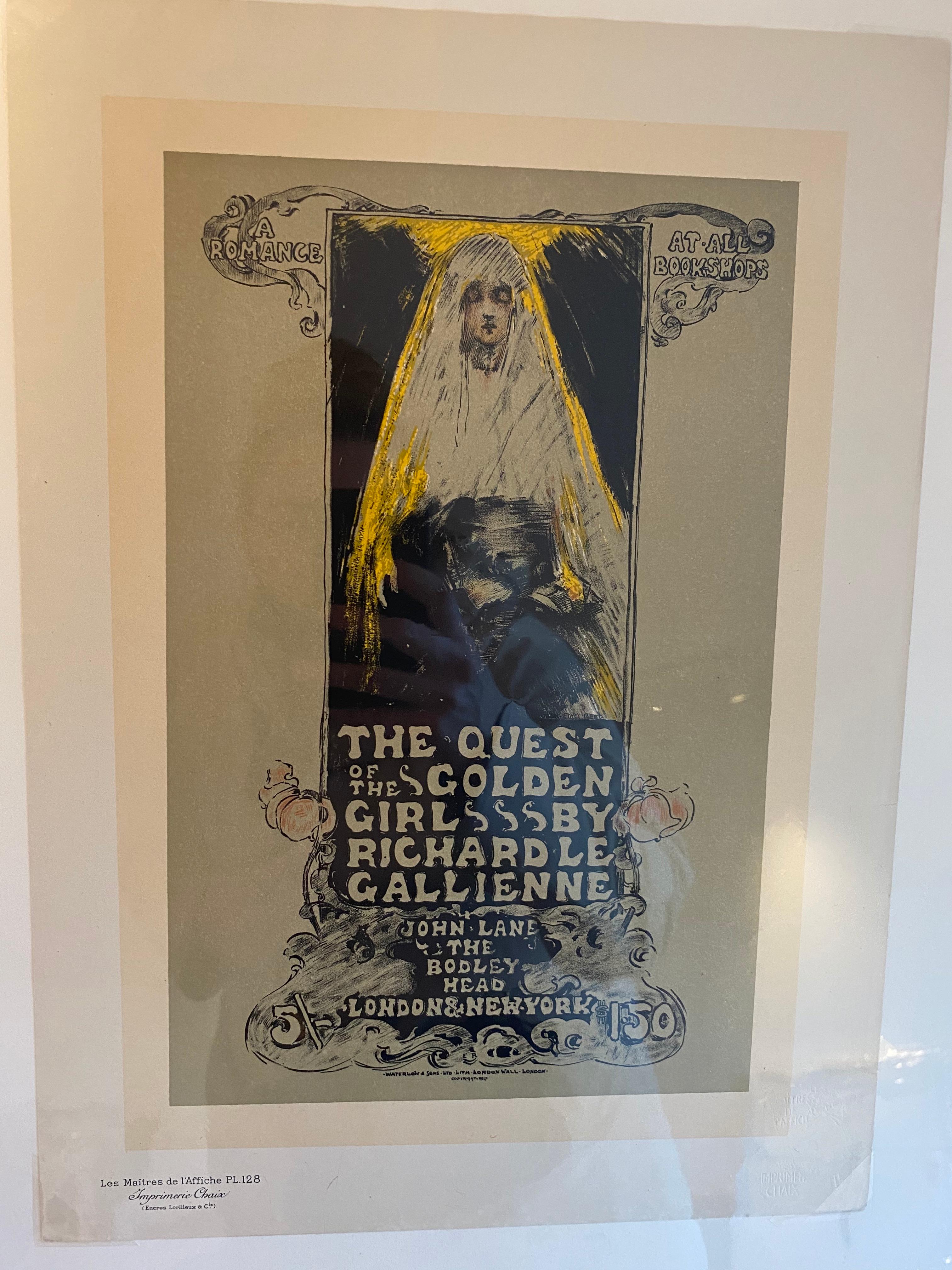 « La quête de la jeune fille dorée » de Les Maitres de l'Affiche - Print de Ethel Reed