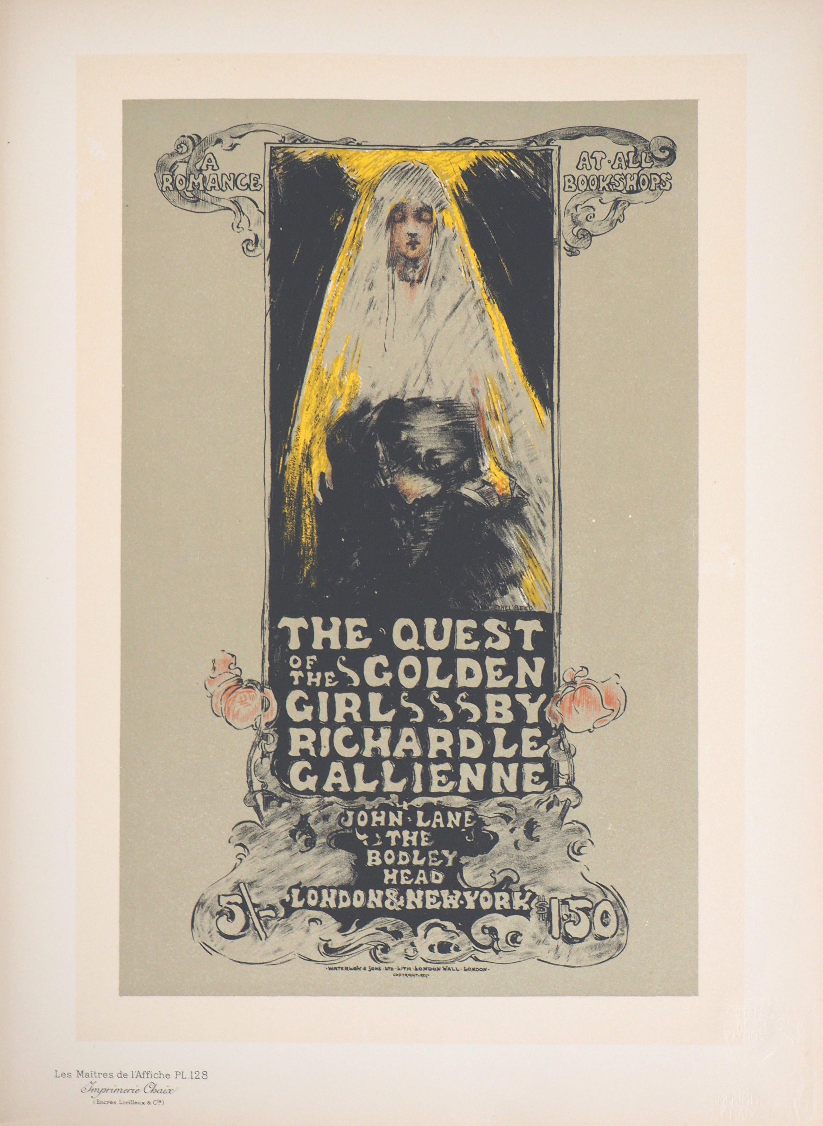 The Quest of the Golden Girl - Lithograph (Les Maîtres de l'Affiche), 1897 - Print by Ethel Reed
