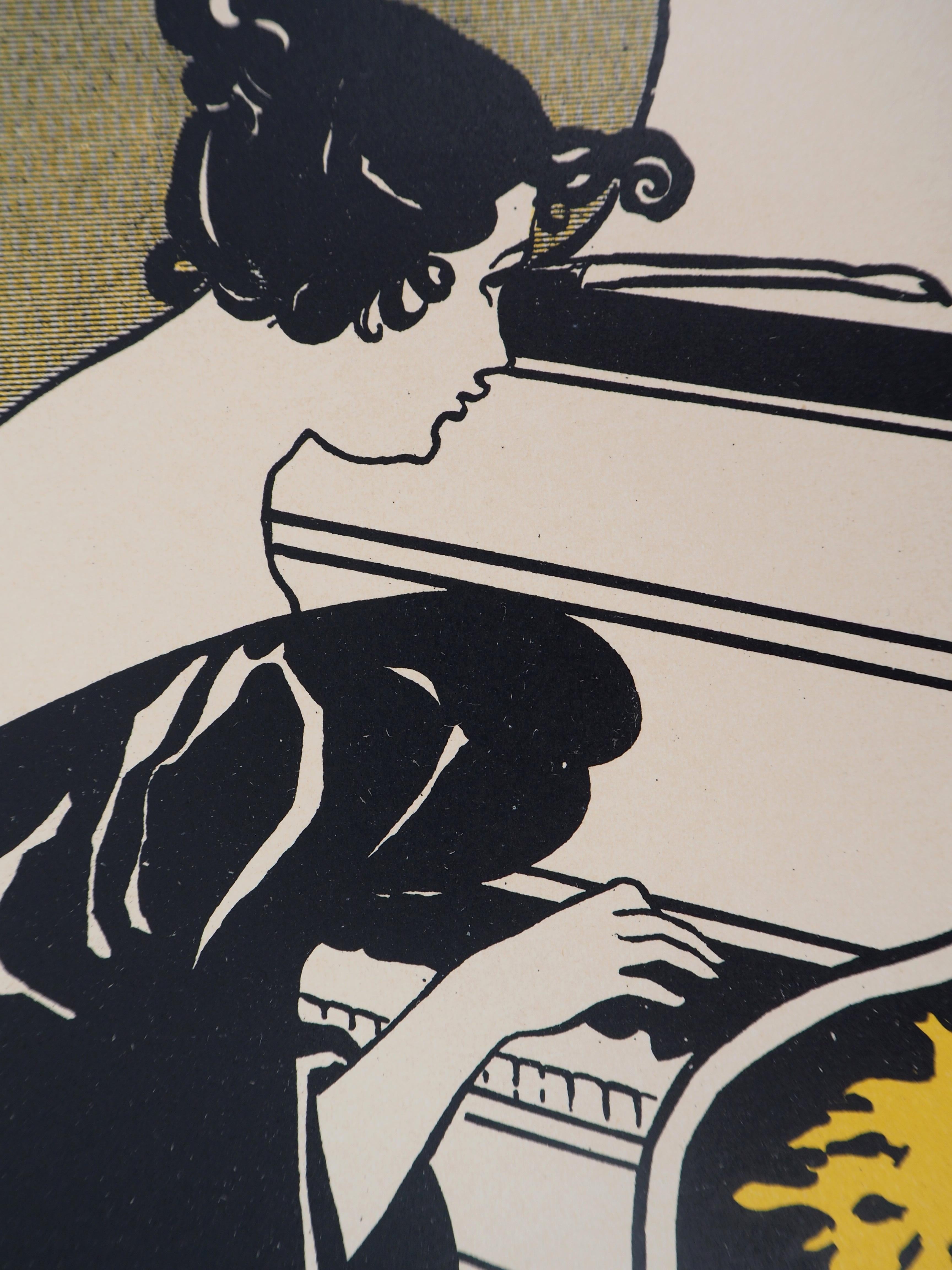 Young Girl at the Piano - Lithograph (Les Maîtres de l'Affiche), 1897 1