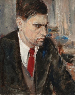 Young Man in a Red Tie