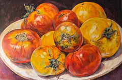 "Pomodori" di Ethelinda, 32x50", olio su tela