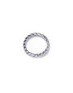18kt Fairmined Ecological Gold Ethereal Laurel Leaf Wedding Ring in White Gold