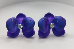 Ethereal Alloy - Titanium Earrings with GIA Certified Diamonds