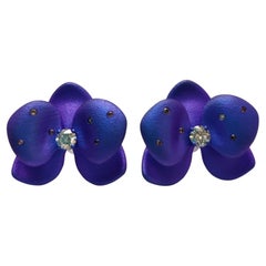 Ethereal Alloy - Titanium Earrings with GIA Certified Diamonds
