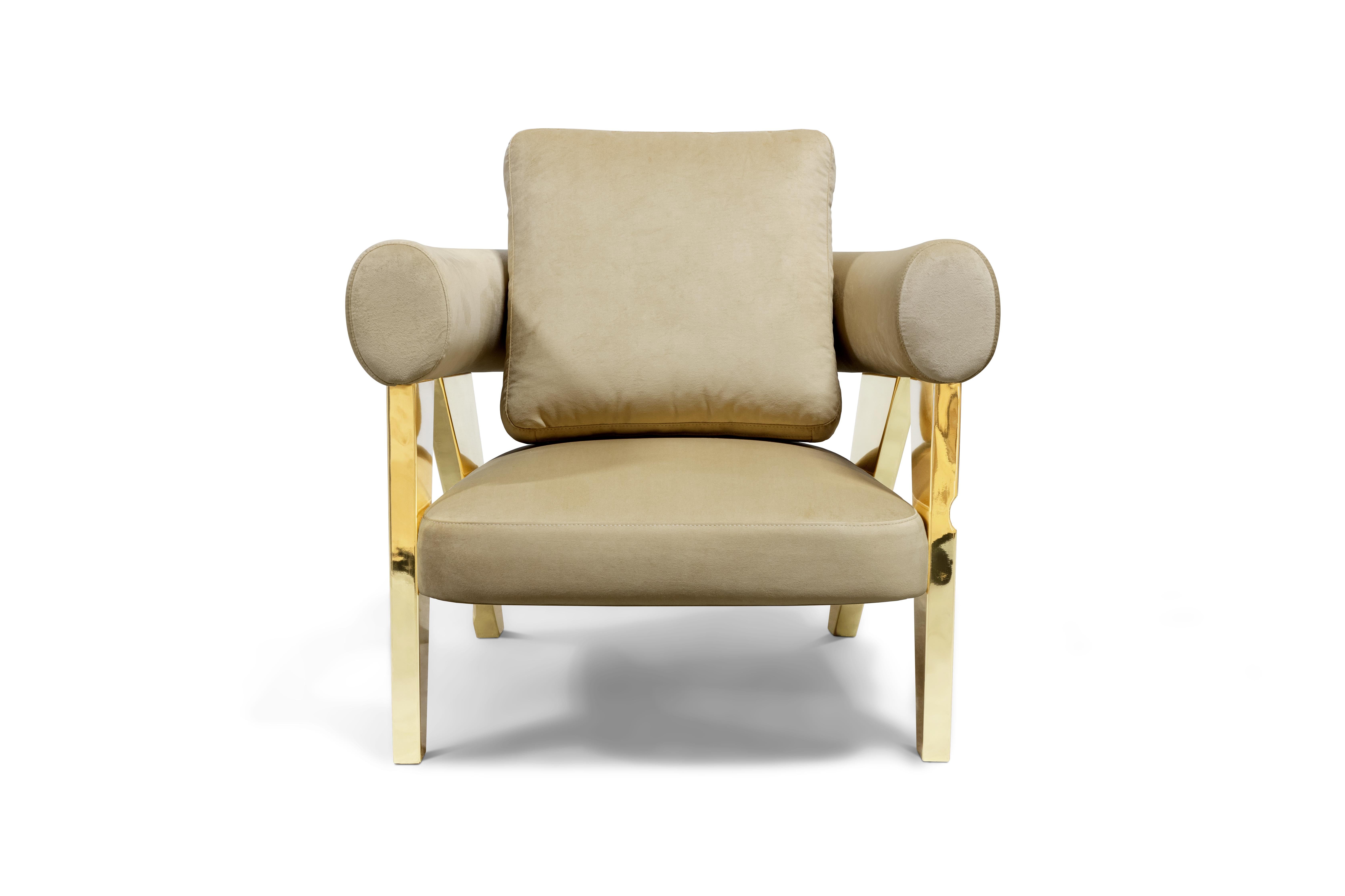 Sillón Ethereal, una fusión de elegancia contemporánea y comodidad indulgente. Con su grácil silueta y su diseño fluido, el Sillón Etéreo es una manifestación de sofisticación atemporal. Creada con materiales lujosos y una meticulosa atención al