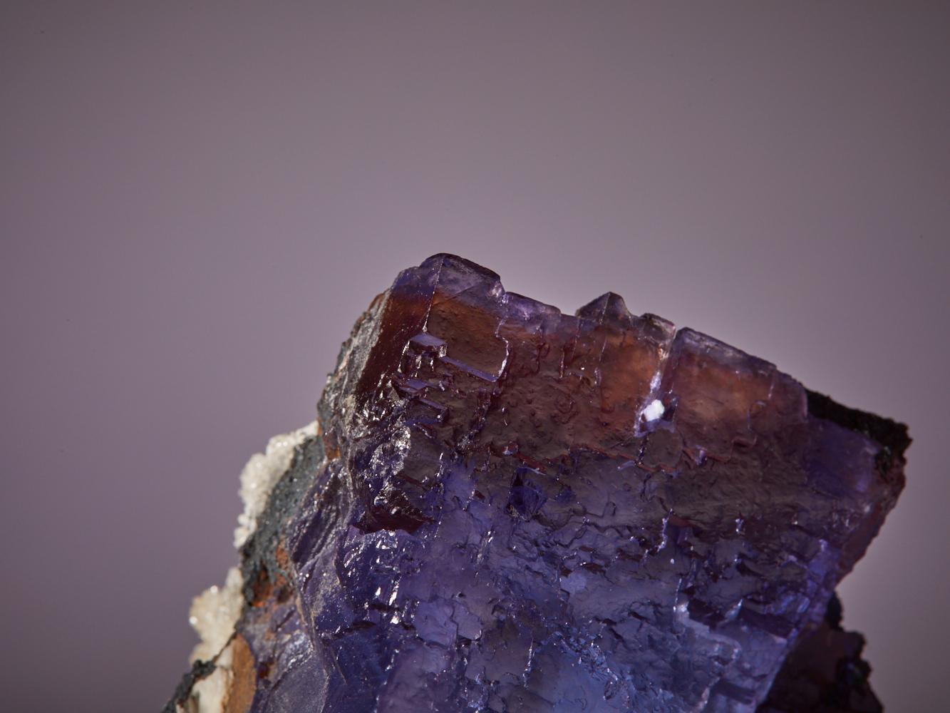 Ethereal Fluorite: Blue Barite Matrix with Red Accents from Morocco 6