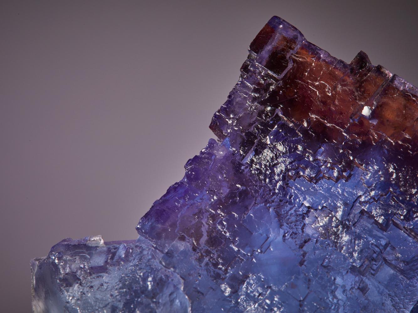 Ethereal Fluorite: Blue Barite Matrix with Red Accents from Morocco 13