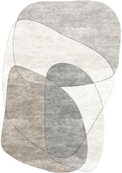 ETHEREAL MIST – Custom Handmade Rug in TENCEL / New Zealand Wool by Rugs & Co