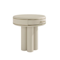 ETHEREAL Round Modern Bedside Table