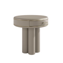 ETHEREAL Round Modern Bedside Table