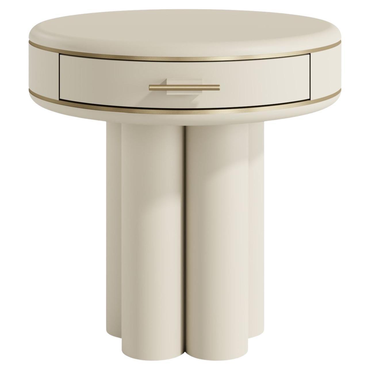 Comodino moderno rotondo ETHEREAL