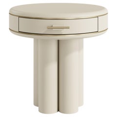 ETHEREAL Table de chevet ronde et moderne