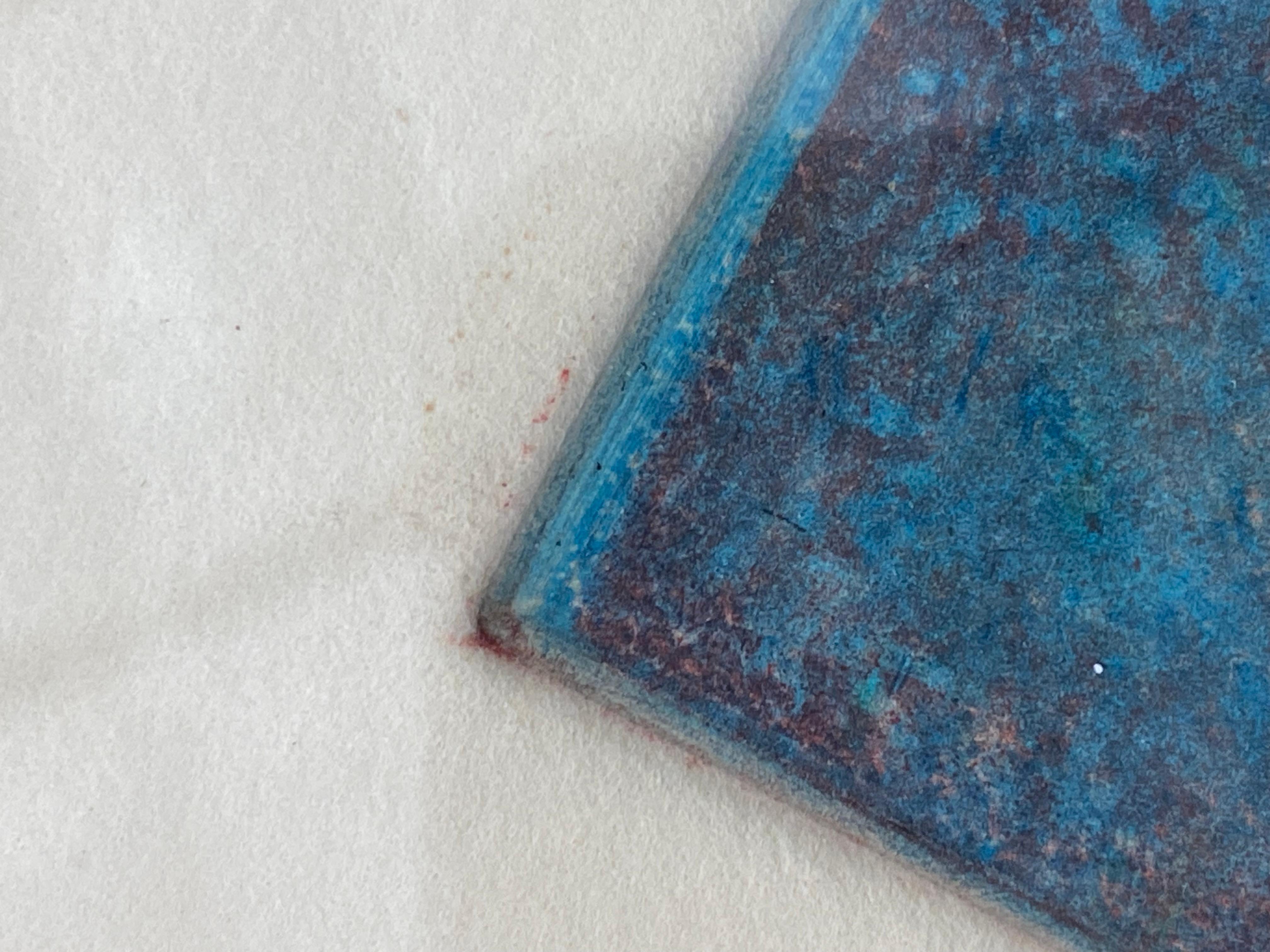 Figures de natation éthérées Gravure dans un cadre en bois dur blond en vente 3