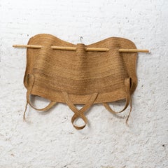 Ethereal Threads: Tapestry Textile Sculpture from Spain, circa 1980