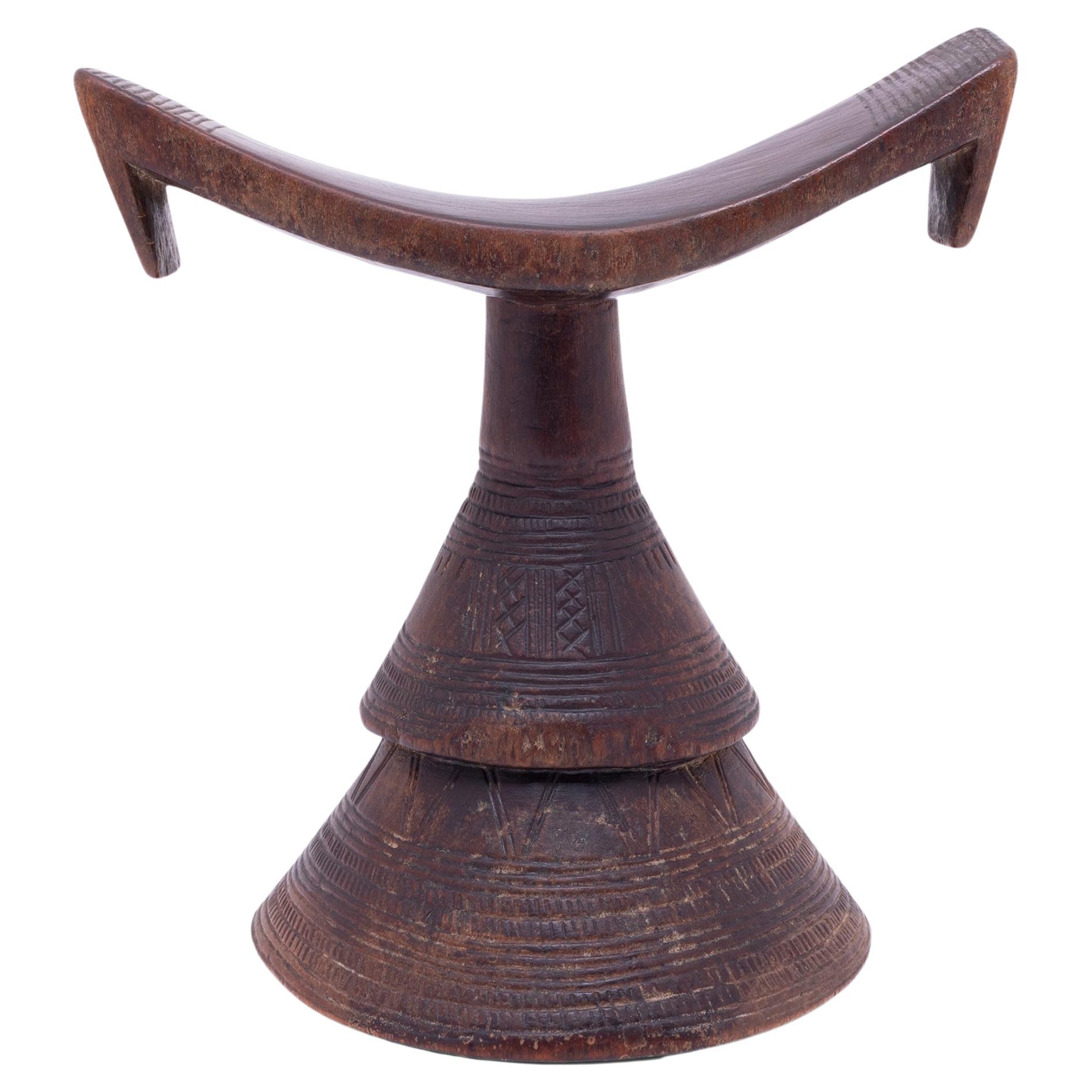 Ethiopian Carved Headrest For Sale