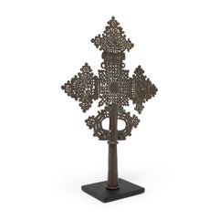 Ethiopian Coptic Processional Cross, circa 1900