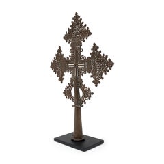 Ethiopian Coptic Processional Cross, circa 1900