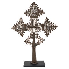 Ethiopian Coptic Processional Cross, circa 1900