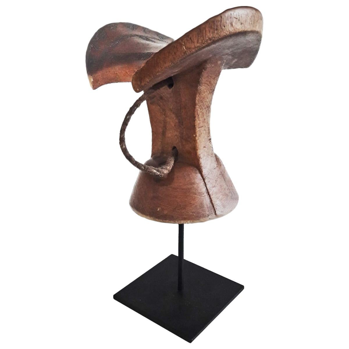 Ethiopian Hand Carved Teak Wood Headrest