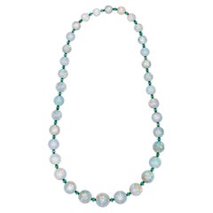 Collier de perles d'opale éthiopienne, 680,00 carats
