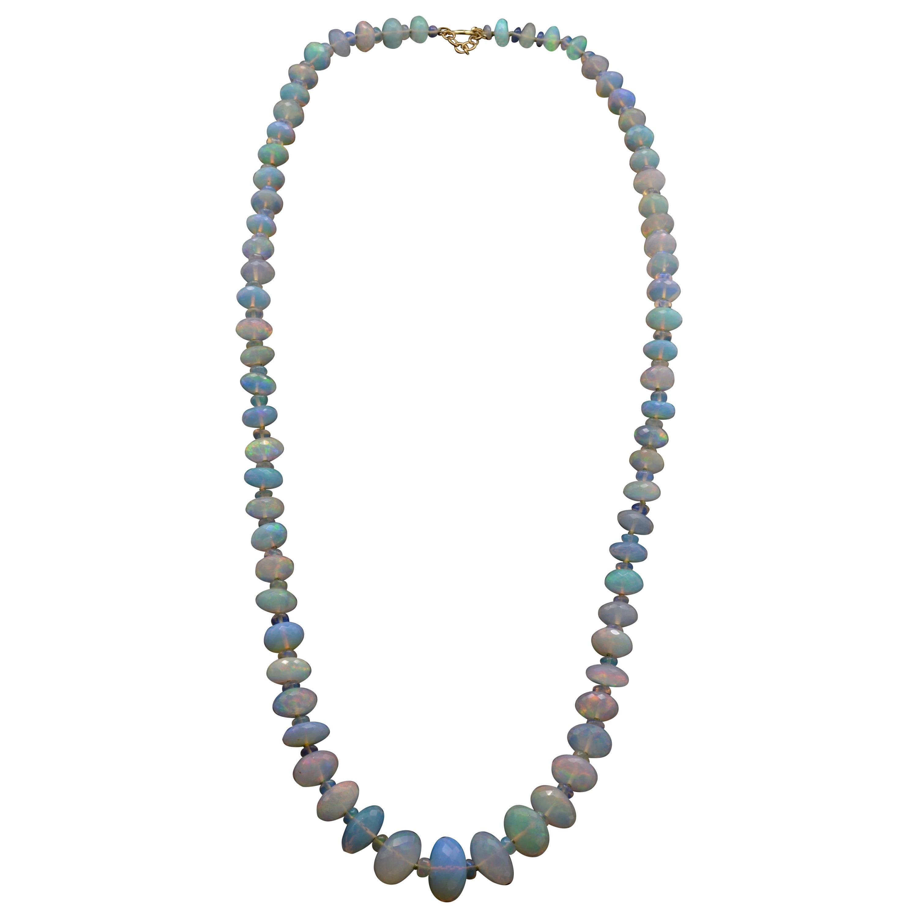 Ethiopian Opal Bead Necklace