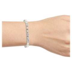 Pulsera de ópalo etíope Pulsera de ópalo de plata 925 Regalo de aniversario hecho a mano Amuleto