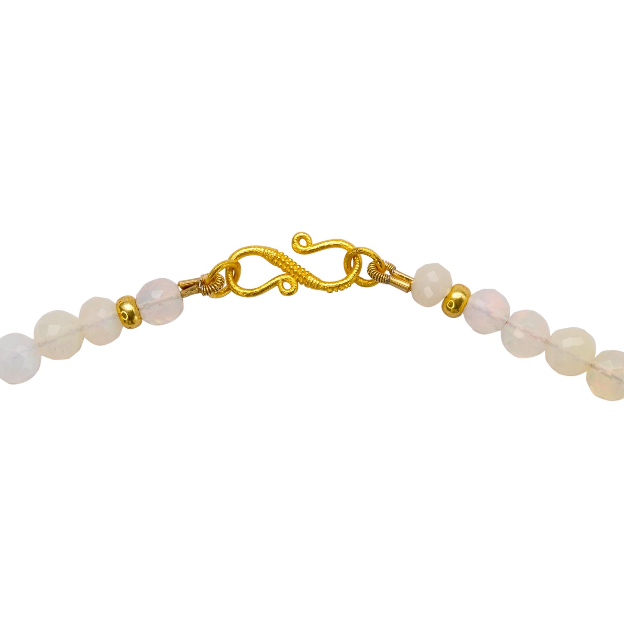 Collana di opale etiope in oro 18 carati - by Bombyx House in vendita 1