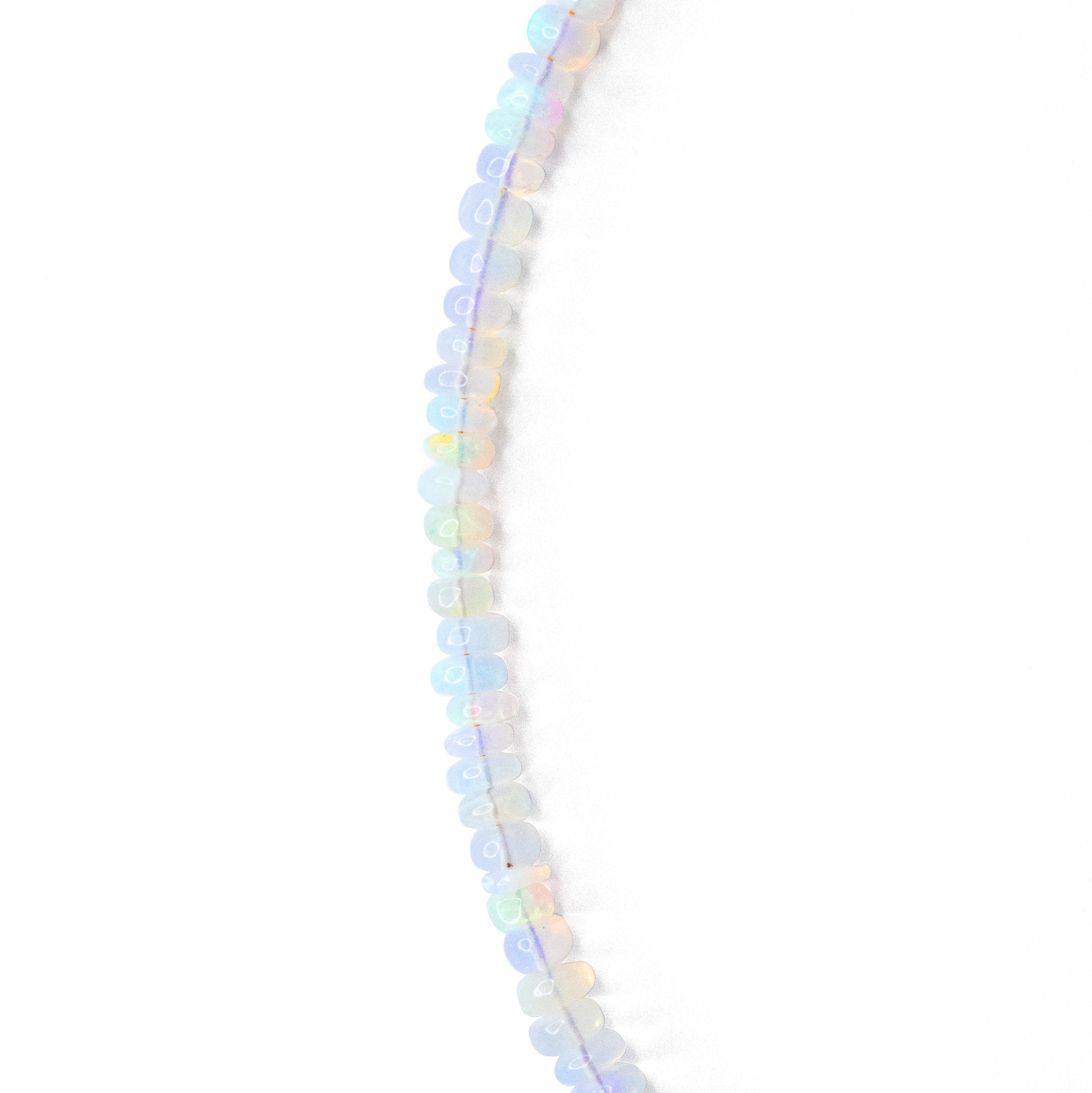 Artisan Ethiopian Opal Necklace - by Bombyx House For Sale