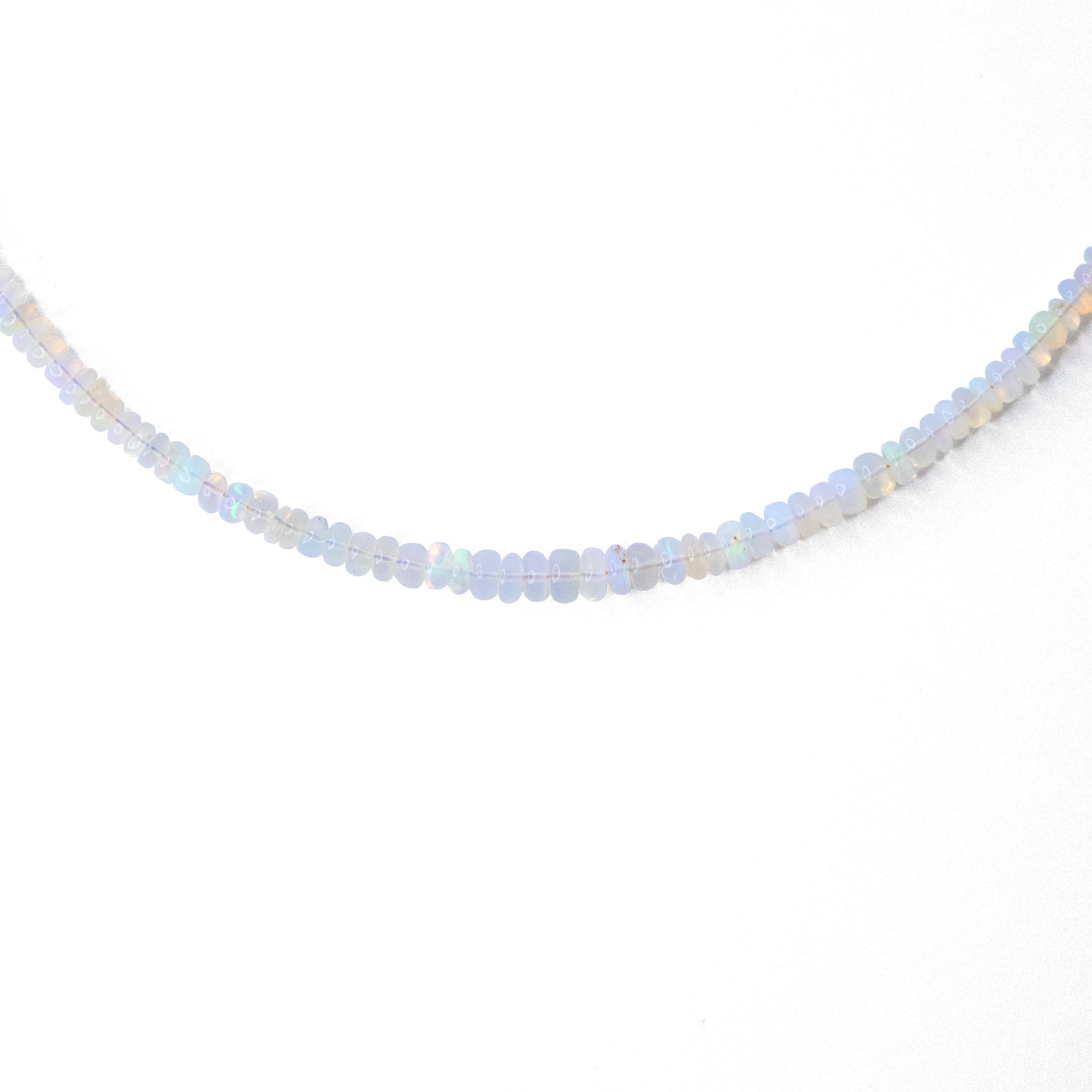 Ethiopian Opal Necklace - by Bombyx House In New Condition For Sale In Westport, CT