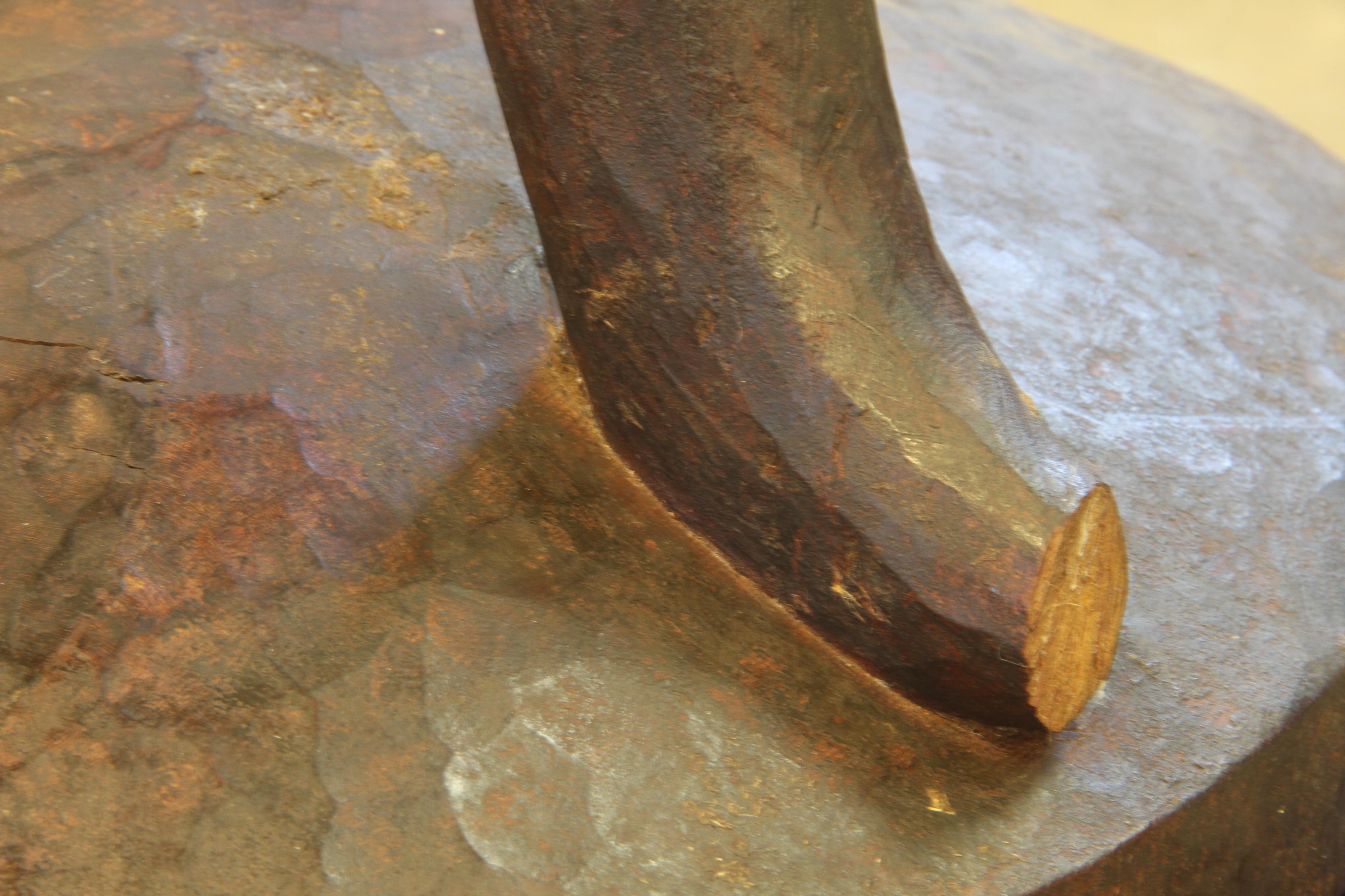 Ethiopian Stools, from Africa 'Oromo’ Chair Three-Legged hand carved For Sale 13