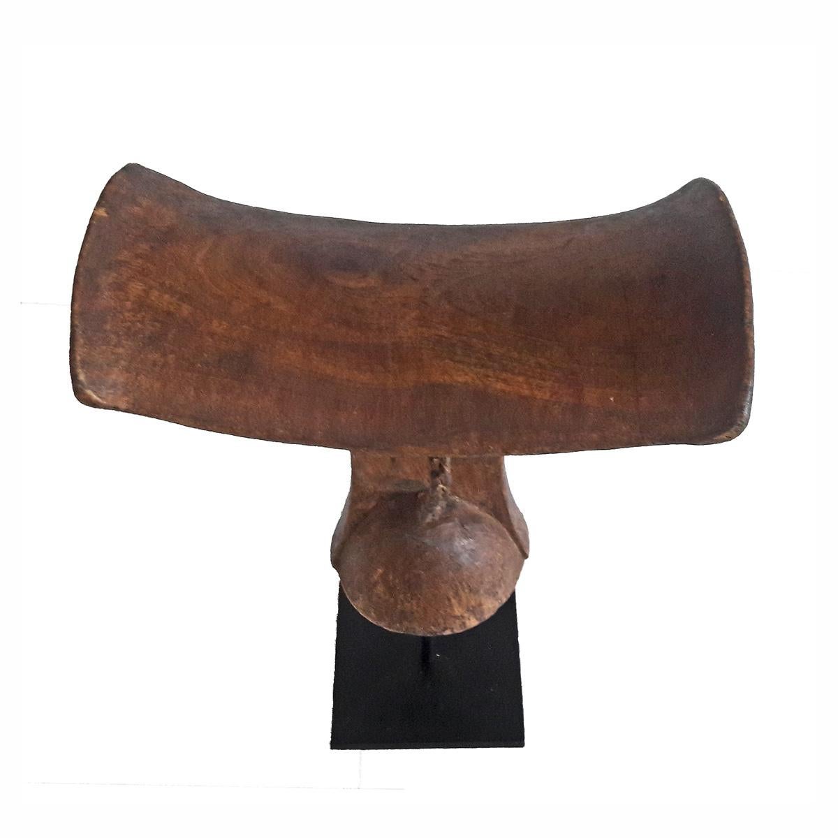 Late 20th Century Ethiopian Wood Headrest